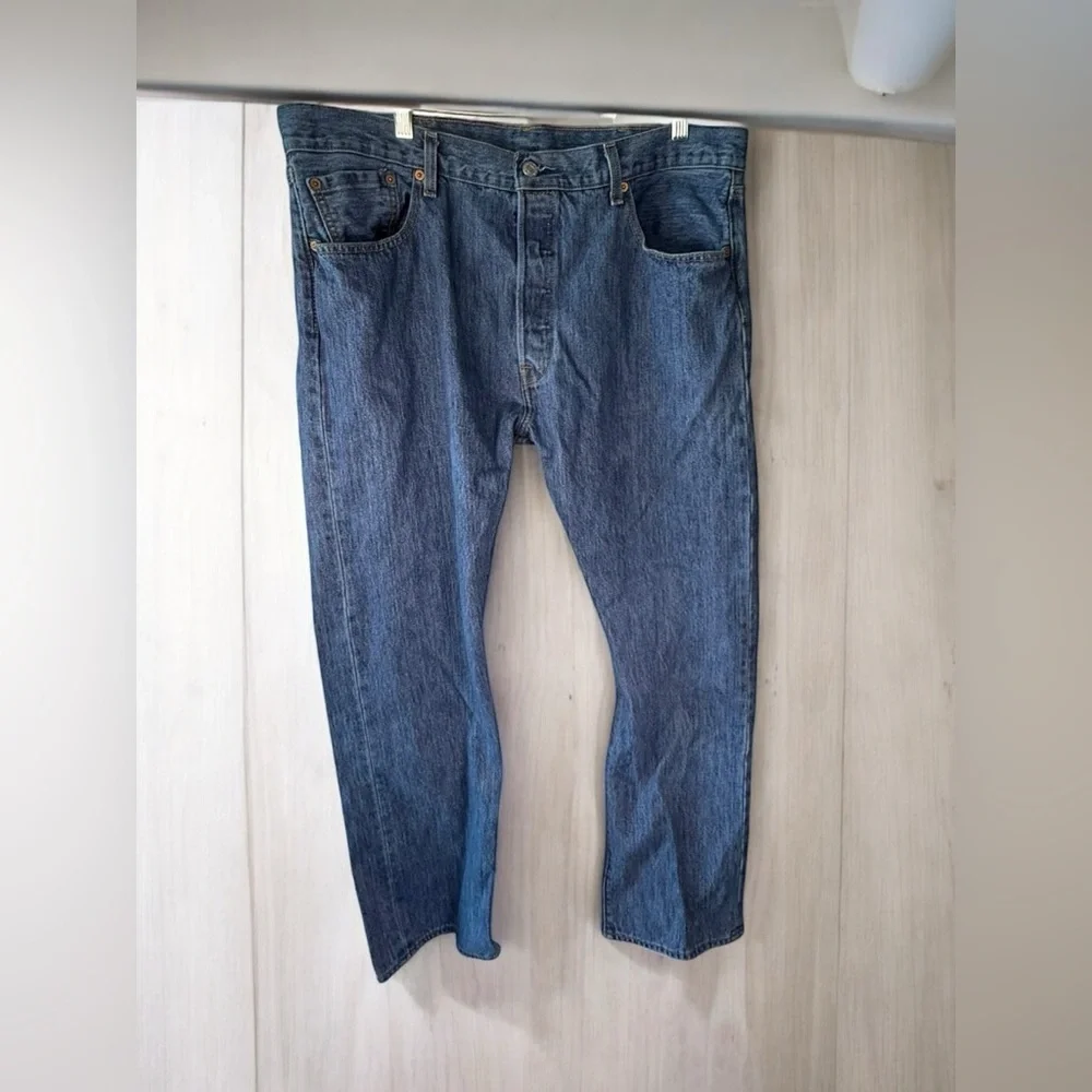 Jeans Levi’s 505 button fly jeans Straight Fit 33 Medium Blue